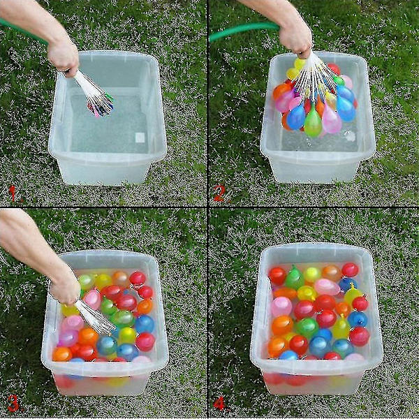 592 st vattenballonger set omedelbar vattenfyllning ballonger självtätande ballonger för poolparty