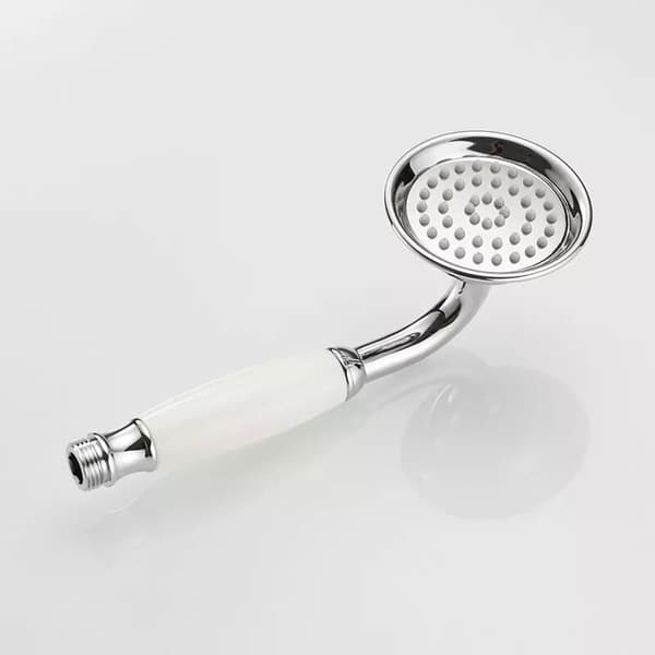 Brusehoved - LARGEIGHT - Klassisk - Retro - Keramisk håndtag - Krom
