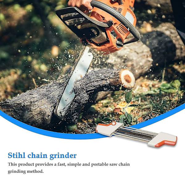 Stihl Kedjeslipar för 3/8 P Kedjesågkedja - 2 i 1 Easy File 4,0 mm Kompatibel