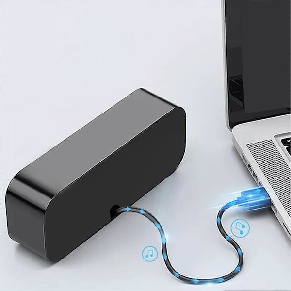 Bærbar USB Computer Højttaler PC Højttaler Alt-I-En Mini Soundbar Stereo Lyd til TV/Laptop/Computer