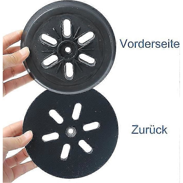Slibeskive kompatibel med Bos-ch Gex 150 AC, PEX 15 AE, GEX 150 turbine orbital sander (diameter 150 mm, med skrue)
