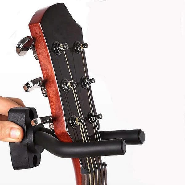 2 st Gitarrhängare Krok Hållare, Gitarr Väggfäste Display Fäste med Skruvar