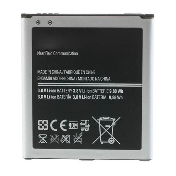 För Samsung Galaxy S4 IV I9500 3,80V 2600mAh uppladdningsbart Li-ion-batteriersättningsdel (Koda: B