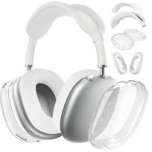Sett med 4 deksler til AirPods Max, glitrende hvit YYV