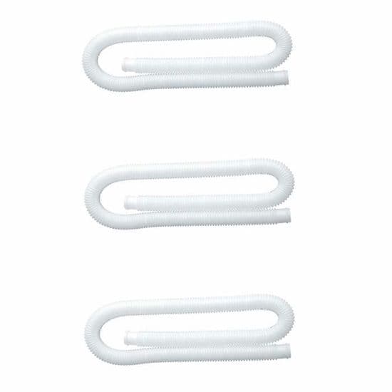 Set med 3 ersättningsslangar för poolpump, 3,2 cm diameter, 150 cm lång YYV