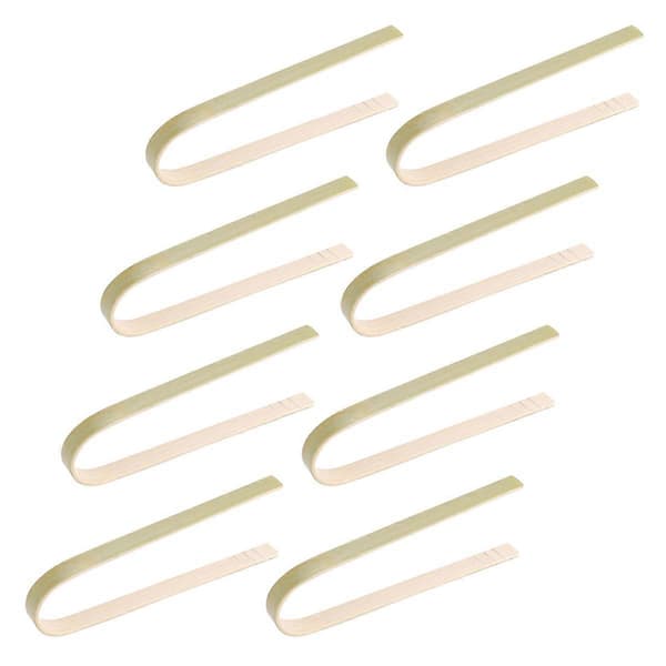80 st Mini Bambu Brödtänger 4 Tum Toast Tänger Matlagningstänger Matservering C