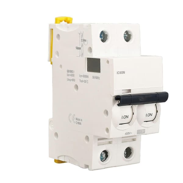 Højkvalitets AC400V IC65N strømafbryder luftkontakt 2P6A
