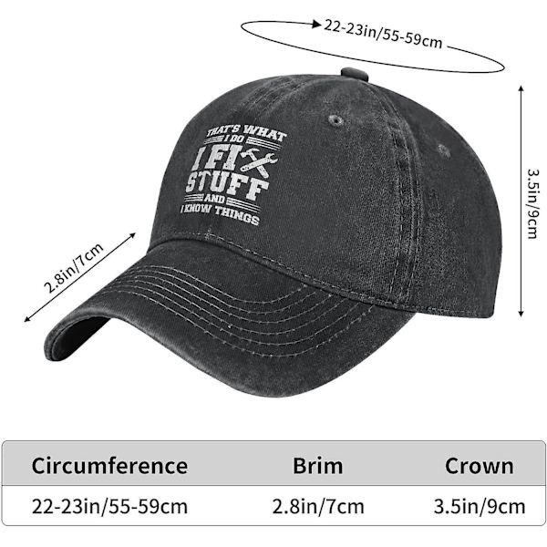 Jag Fixar Saker och Jag Kan Saker Hatt för Män Det Är Vad Jag Gör Jag Fixar Saker och Jag Kan Saker Hatt Cool Hatt för Män Rolig