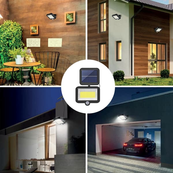 Forever LED Solar Flomlys COB PIR 8W 600lm 6000K