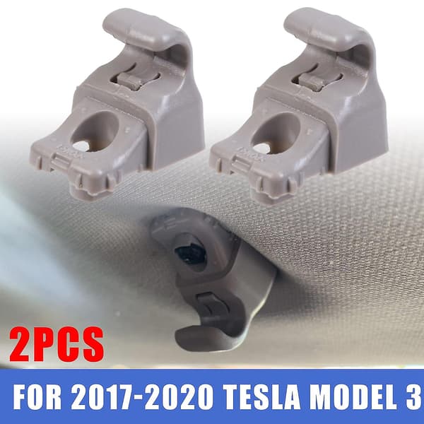 Solskærmskrog og OE-udskiftningsklips - Reparationskit til Tesla Model 3 2017-2020