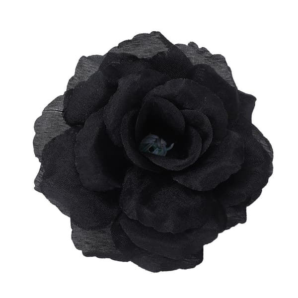 20 stk Sorte Kunstige Silkeblomster til Fest Bryllup Hus Kontor Have
