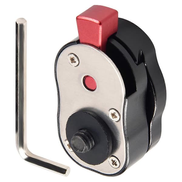 Professionelt 1/4 tommer Mini Quick Release Plate System til ethvert stativ, Leddelt armbeslag med op til 4