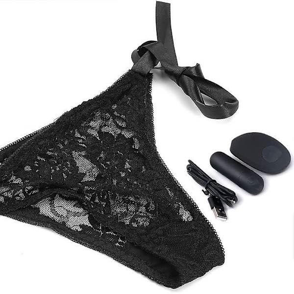 Vibrerende Panty med Trådløs Controller - Bærbar og Kraftfuld, Lille og Sød, Automatisk Forbindelse og Nem at Bruge