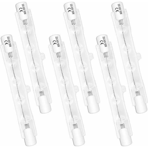 Halogenpære - LARGEIGHT - R7S 78mm - 100W - Dimbar - Varmhvitt lys 2700K