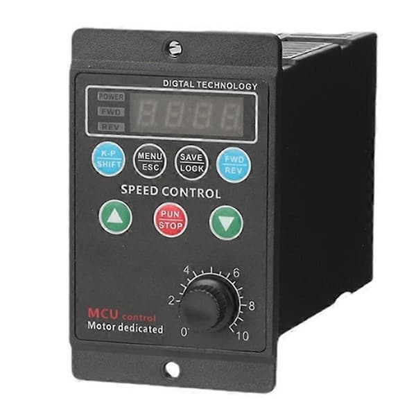 220V Enkeltfaset Input Trefaset Output Motordriver Frekvensomformer med Fire-Cifret Digital