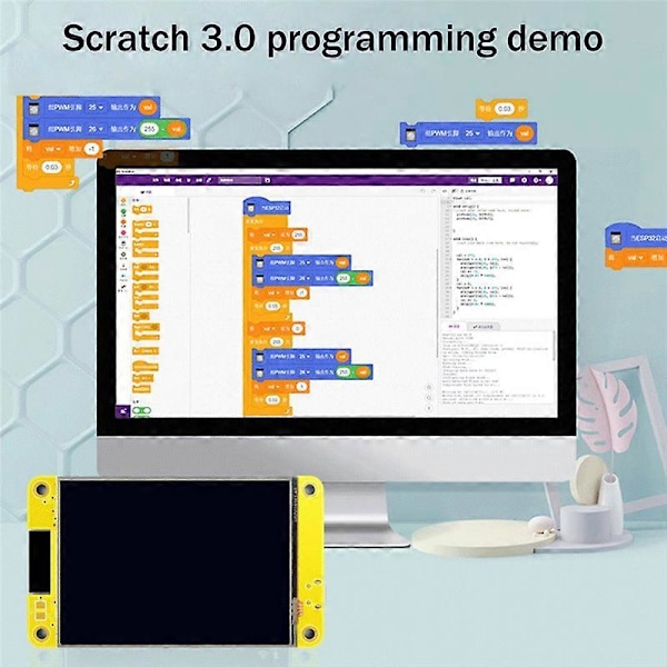 ESP32 WiFi Bluetooth -kehityskortti 2,8 tuuman 240x320 älynäytöllä TFT-moduuli LVGL-kosketusnäyttö S
