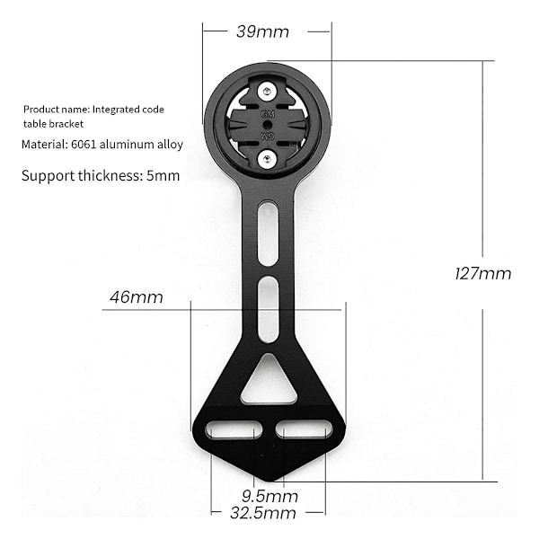 For F12 F MOST Cykelstyr Computerbeslag til Cateye Kamera Holder Computer Cykeldele