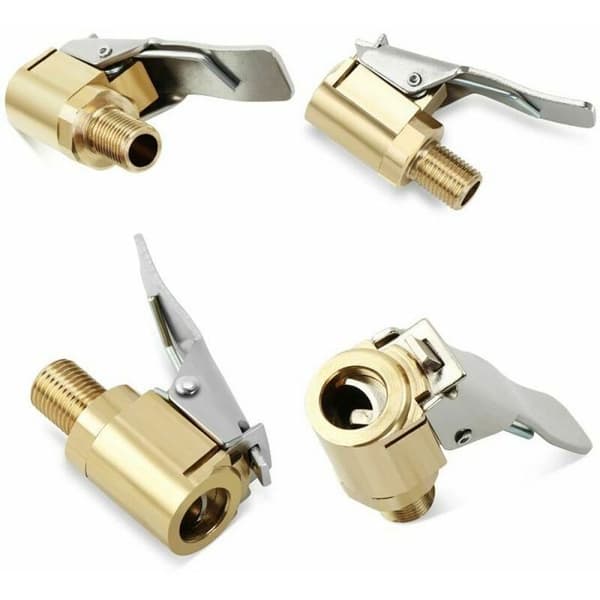 Oppustningsdyse - YYV - Messingadapter - Universal - 0,8 cm - Spændeklemme