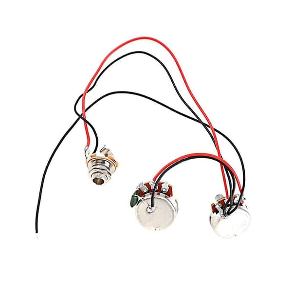 1 Set Kabelhärva 250k 1v1t Jack För Precision Elektriska Delar