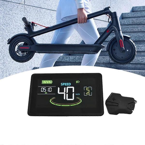 H6C Elektrisk Cykel LCD Display Meter 24V-60V E Scooter LCD Panel Farveskærm med USB UART til Elec