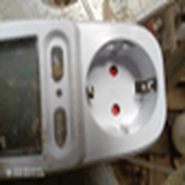Elmätare - KCVV - Wattmeter - 16 A - Bakgrundsbelyst - Multifunktion - Vit
