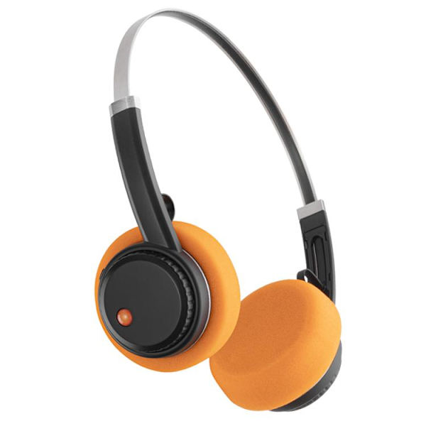 Retro Bluetooth-hörlurar - Svart/Orange