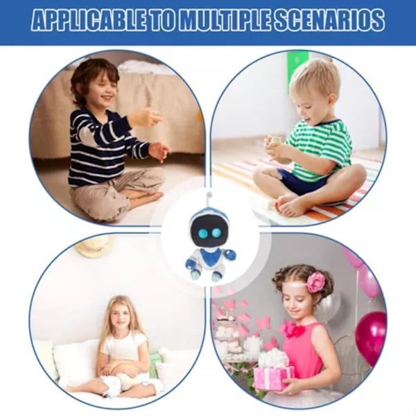Astro Bot Plyschleksak - Mjuk Fylld Dock Cuddly Comfort Leksaker för Barn, Perfekt Födelsedagspresent för Barn Pojkar Flickor