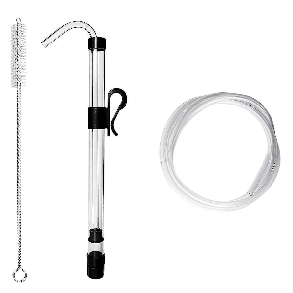 3/8in Auto Siphon With Clamp 6.5' Ft Hose Bottling Siphoning Kit With Food Grade Free Plastic Tubin