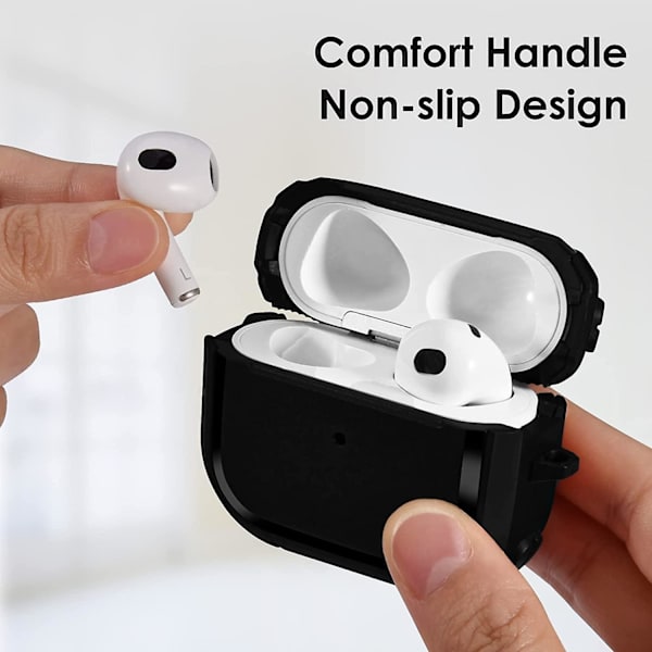 Kult Beskyttelse For Airpods 3 Etui, Støtsikker Airpod Gen 3 Etuier Ipod 3 Ørepropper Hard Deksel For Menn Kvinner Kompatibel Med Apple Air Pod 3. Generasjon Cha