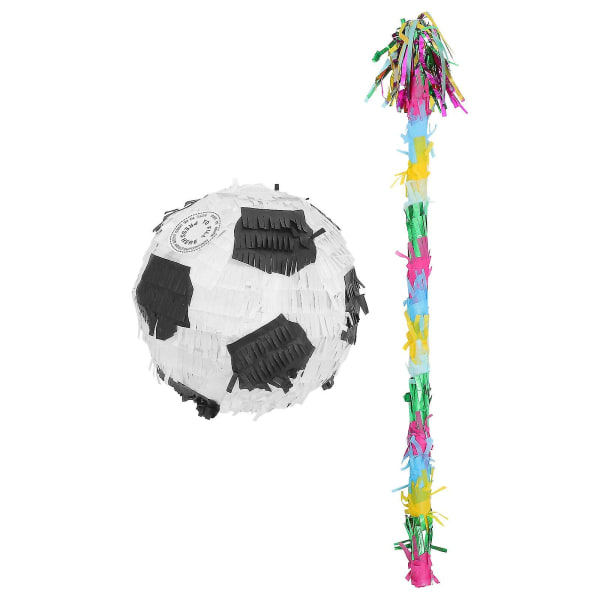 1 Set Of Pinata Stick And Football Kit Birthday Party Pinata Stick Football Pinata Decor Party Favor