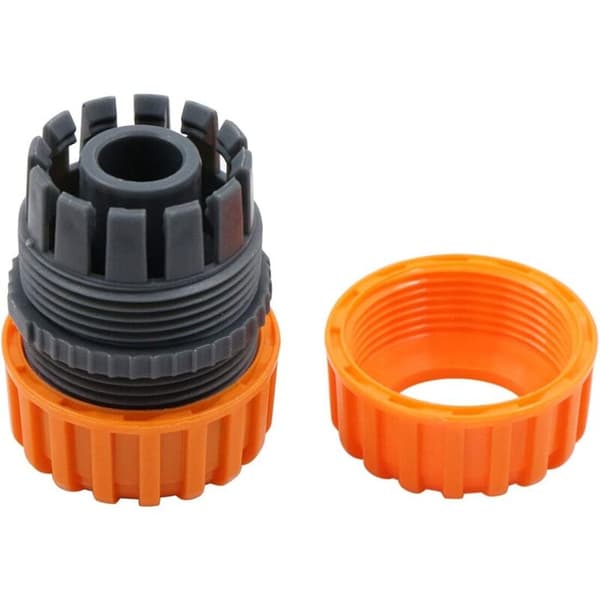 6-pack slangkopplingar - Reparationssats för trädgårdsslang - 19 mm (3/4\") - Gul
