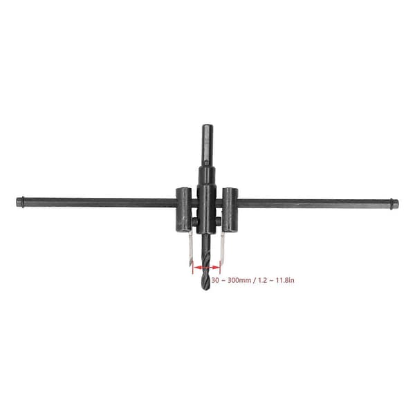 Høykvalitets 30MM Justerbar hullsag, Universal kutter for tre, plast,