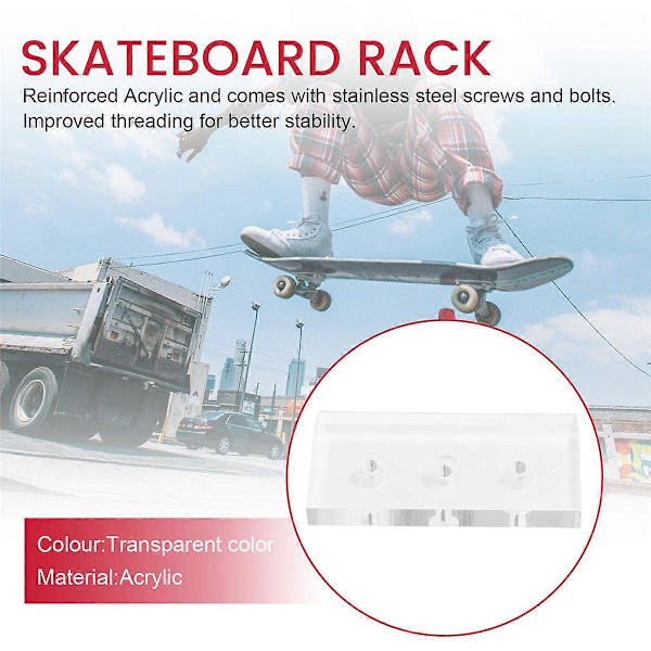 Ghost Hanger Skateboard Vægbeslag Deck Display Luksus Skateboard Opbevaringsholder Stativ