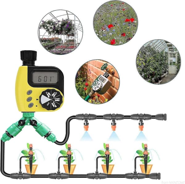 Vanningstimer - 1/2\" og 3/4\" LCD Digital Sprinkler, Timer, Programmerbar
