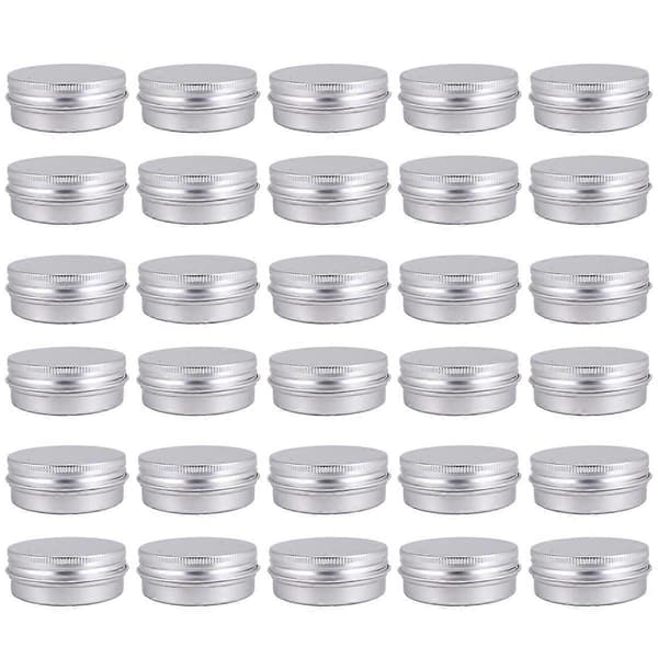 30-pack Skruvlock Läppbalsam Burk Behållare Lock (30ml)