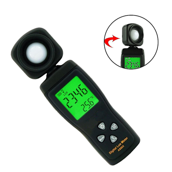 Limit AS803 Lux/fc Fotometer Fotografering Lysmåler LCD Digital Luxmeter Luminometer Den Beste