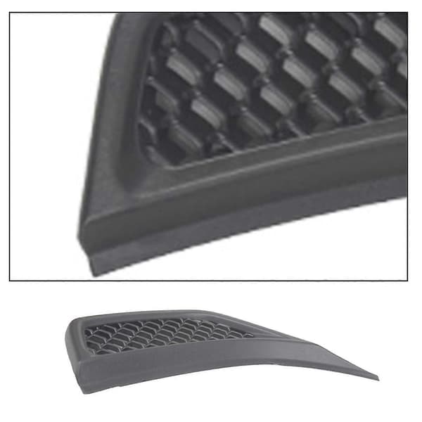 Fender Luftventil Side Marker Outlet Bezel til Jeep Wrangler JL 2018-2022 Sort js