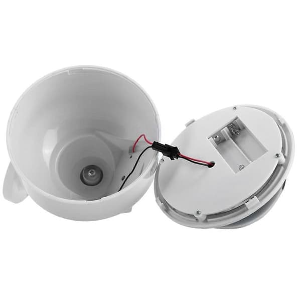 Simulert sikkerhetskamera med blinkende LED-lys 360° rotasjon Dummy CCTV Dome Innendørs/Utendørs Moni