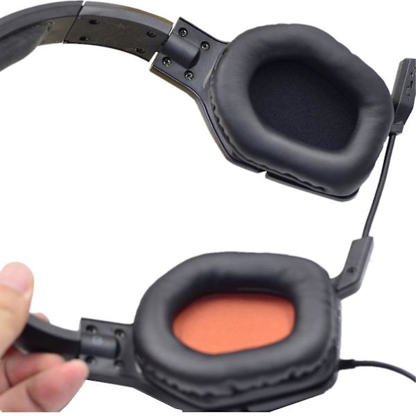 Hållbara premiumläderöronkuddar för Tritton Warhead 7.1 Dolby / Katana