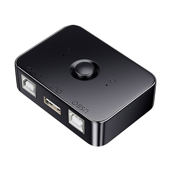 USB-skriverdeling for 2 porter, ekstern komponent for datamaskin, USB-skriver
