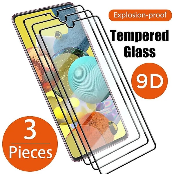 3 stk skjermbeskytter Samsung Galaxy A53 5g Herdet glass