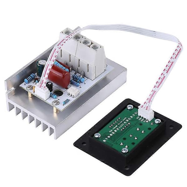 Dimmerbryter, 10000W SCR Digital Spenningsregulator Hastighetskontroll Dimmer Termostat AC 220V 80A