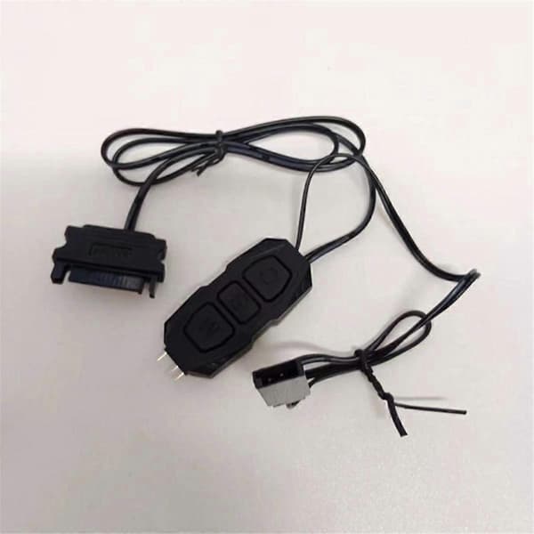 ARGB Controller Kabel 5V 3 Pin RGB Controller SATA Strømforsyning Lysstrips Controller Kabel til PC