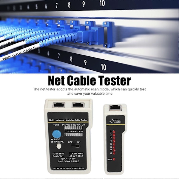 Højkvalitets Netværkstester Multifunktionel Internet Telefon Tester GL-1088Q