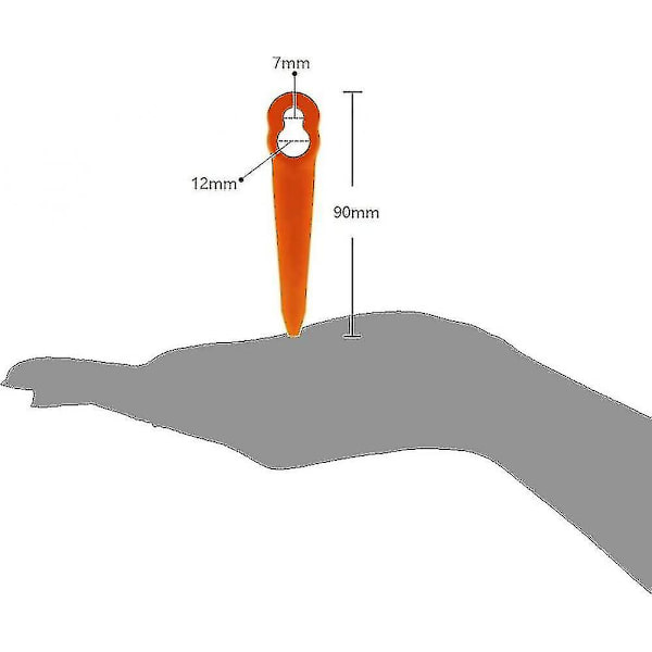 100-pak Stihl Polycut 2-2 3-2 Kompatible Blade