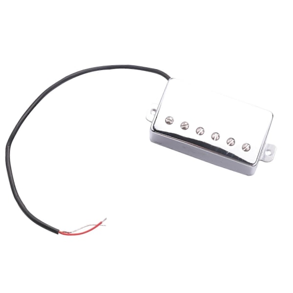 Set med 2 Elektrisk Gitarr Humbucker Pickup Hals Stall Pickups för LP Gitarr Tillbehör Krom