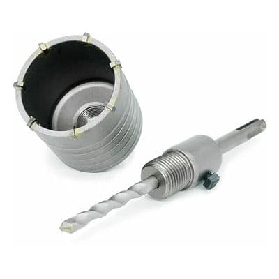 Hullsag - LARGEIGHT - 68mm - Karbid - SDS Plus Adapter - 8x110mm Sentreringsbor