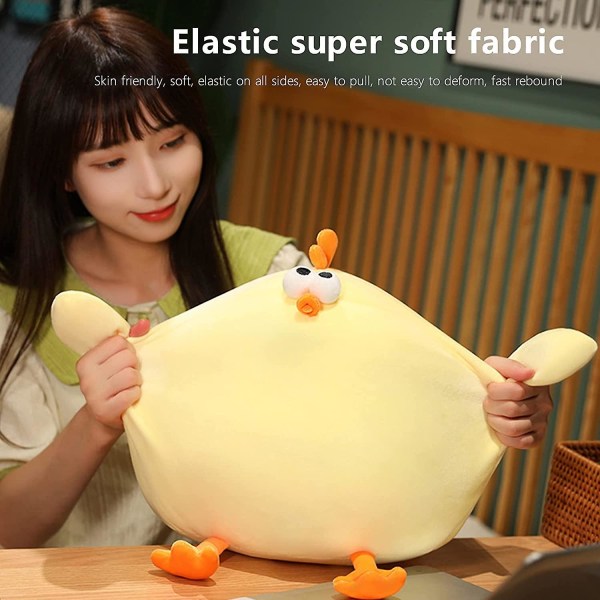 Kylling Plyslegetøj Søde Plushies Sjove Fed Kylling Plyslegetøj 10 Tommer