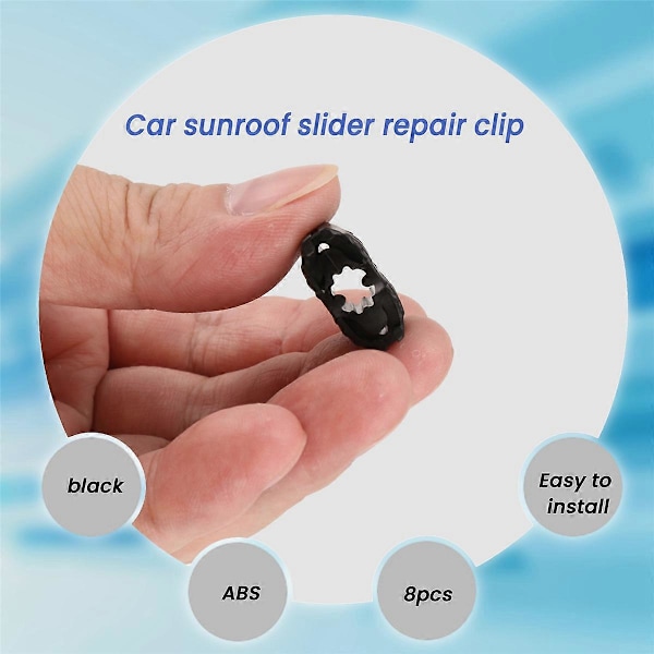 8 st Bil Taklucka Slider Reparationsklämmor för Renault Megane 3 918066133R 7701209744