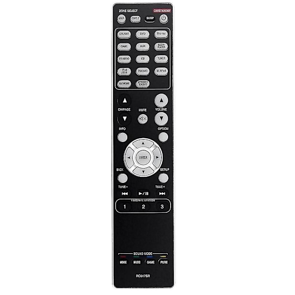 Rc017sr Ersättningsfjärrkontroll för stereomottagare Av Hemmabiomottagare Sr6007 Nr1603 Sr5007